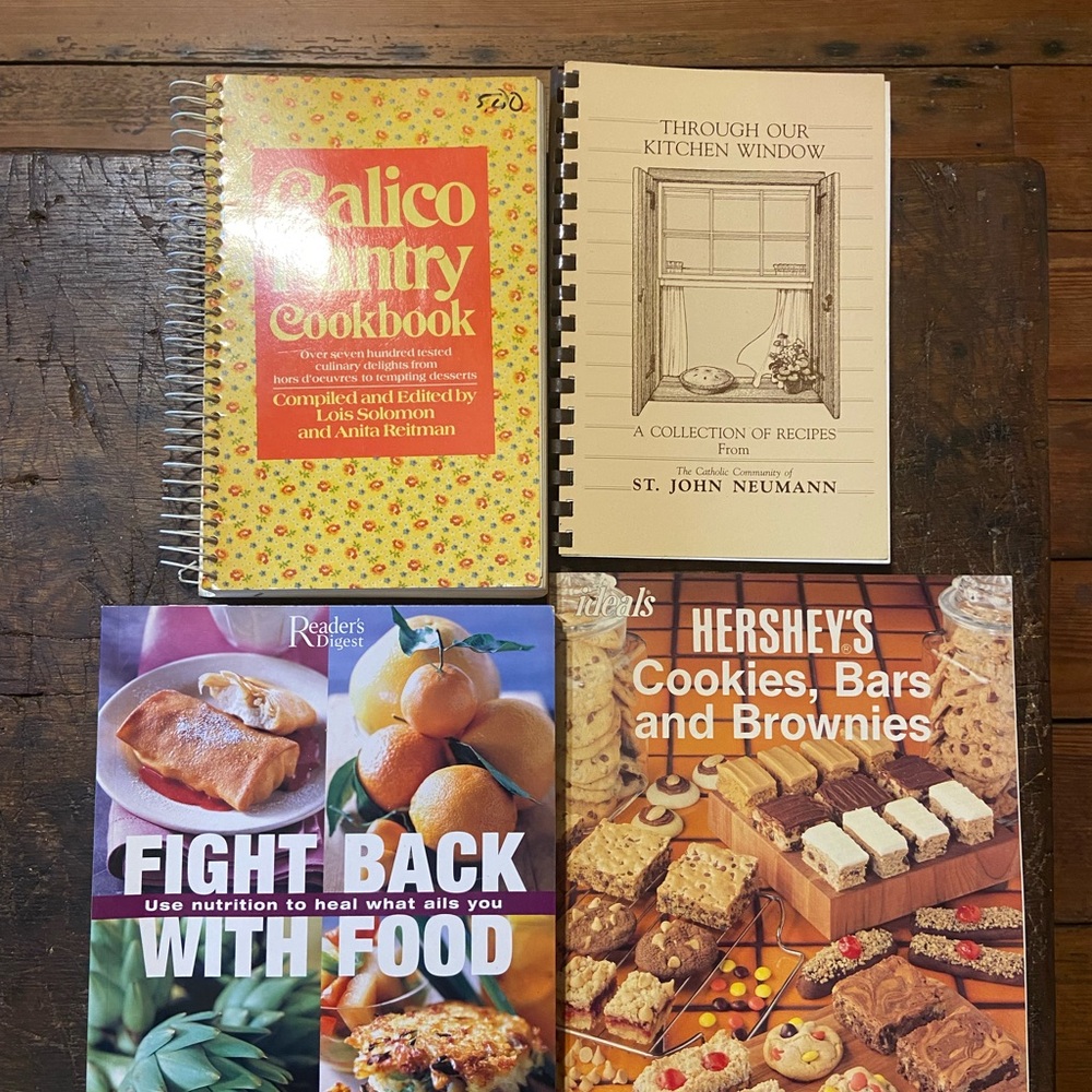 Book Bundle Set of 4 Cook Books